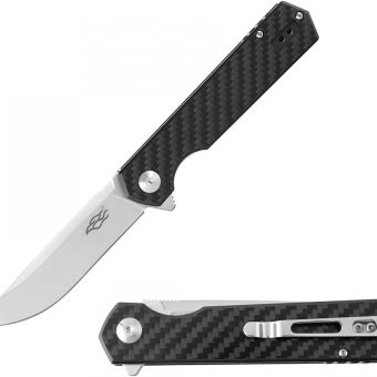 GANZO Firebird FH11 Top Pocket Folding Knife D2 Steel Flip Blade Carbon Fiber Handle with Clip Hunting Gear Fishing Camping Outdoor Folder EDC...