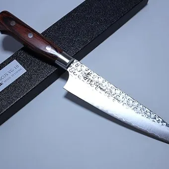 Sakai Takayuki Hammered Damascus 33 Layer Vg-10 Japanese Gyuto Chef Knife 180mm