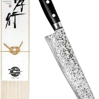 Sakai Takayuki 【The knife brand favored by Japanese chefs】 Damascus Chef Knife Gyuto Japanese Knife 8 inch (MPN KG210)