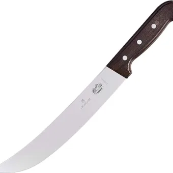 Victorinox 10-Inch Curved Cimeter Knife, Rosewood Handle