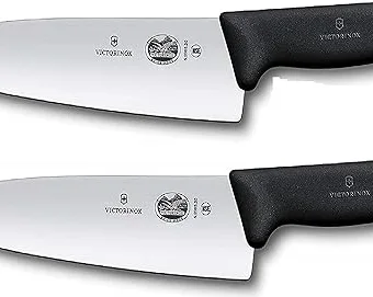 Victorinox Fibrox Pro Chef's Knife, 8-Inch Chef's FFP - SET OF 2