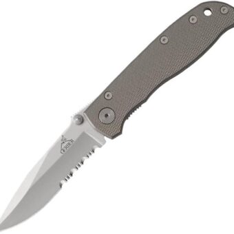 Gerber Gear Air Ranger Knife, Serrated Edge, Grey [45860]