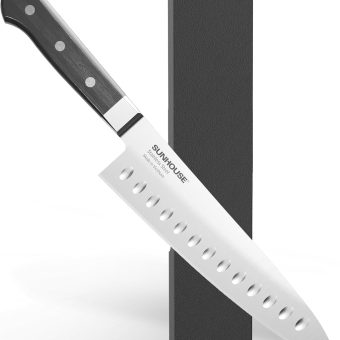 Sunhouse PREMIUM Chef Knife 7.9 inch, AUS-8 Stainless Steel – Superior 62HRC Hardness, Razor Sharp Blade, Full Tang, Ergonomic Handle, Perfect Gifts for Mom or Dad,Premium Gifts Box