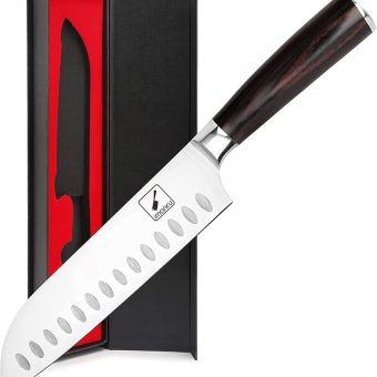 imarku Chef Knife 7 Inch Kitchen Knife Ultra Sharp Santoku Knife - 7Cr17Mov Japanese Chefs Knife, Kitchen Gadgets 2024, Birthday Gifts for Him Her, Best Gifts with High-End Gift Box