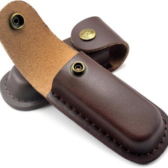 Leathers Knife Pouches Handmade Knife Holsters Belt Loop Case Holder Bag Folding Knife Sheath for Cutting Tool Carriers Folding Knife Pouches Holsters