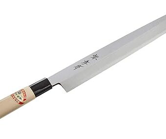 Sakai Takayuki Japanese Knife Kasumitogi Yasuki White Steel 06005 300mm Sashimi knife