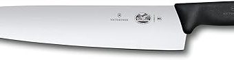 Victorinox Cutlery 12-Inch Chef's Knife/Slicer, Black Fibrox Handle (47522)